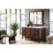James Martin Vanities Addison 60in Single Vanity, Mid-Century Acacia w/ 3 CM Ethereal Noctis Quartz Top E444-V60S-MCA-3ENC - alternate 2